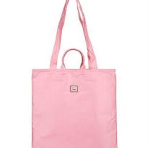 Acne Studios Pink Logo Plaque Tote